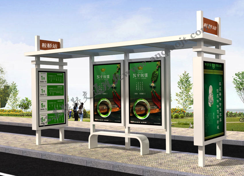 鄉(xiāng)鎮(zhèn)農(nóng)村候車亭AN1077-城鄉(xiāng)公交站臺公交亭