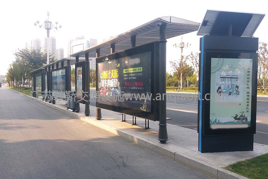 仿古公交候車亭