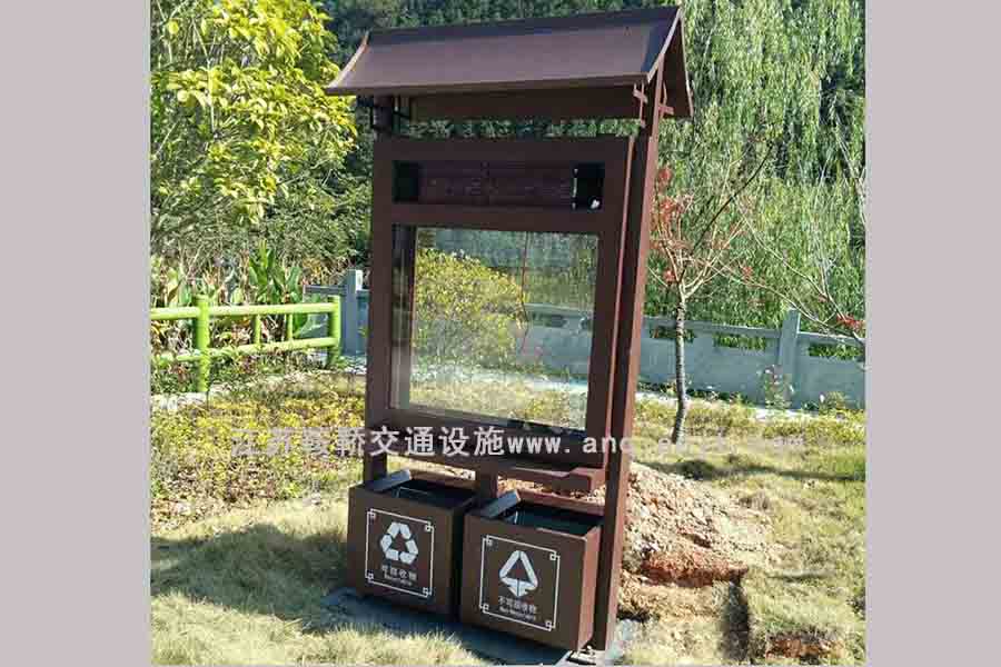 浙江臺(tái)州廣告垃圾箱案例